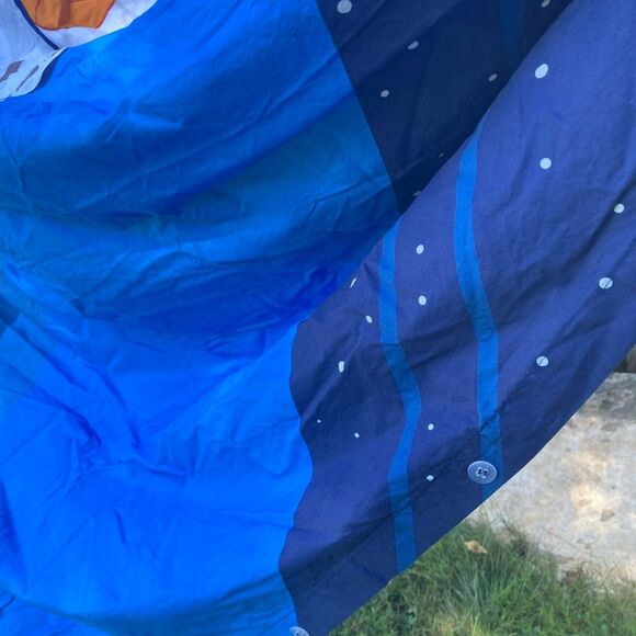 STAR WARS Droids R2-D2 and BB-8 Organic Cotton Navy Blue Duvet Cover TWIN Size - Picture 6 of 12